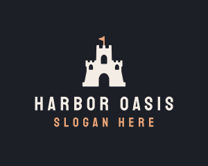 Sand Castle Flag logo design