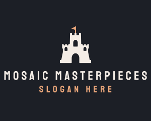 Sand Castle Flag logo design