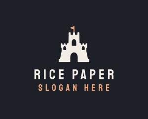 Sand Castle Flag logo design