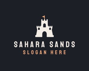 Sand Castle Flag logo design