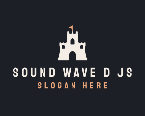 Sand Castle Flag logo design