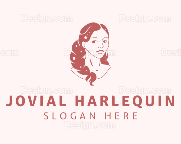 Hair Braids Fashion Logo