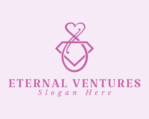 Feminine Heart Jewelry logo design