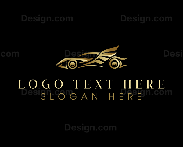 Luxury Automobile Wings Logo