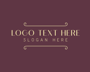 Coffee - Elegant Minimal Border logo design