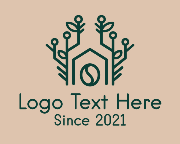 Coffee Plant logo example 1