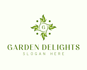 Natural Herbal Garden logo design