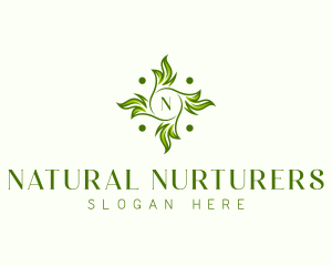 Natural Herbal Garden logo design