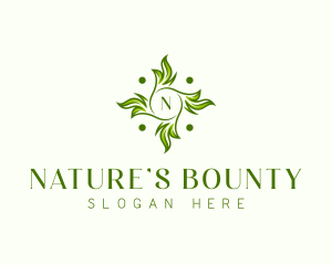 Natural Herbal Garden logo design