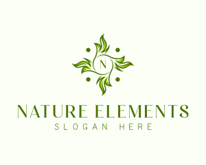 Natural Herbal Garden logo design