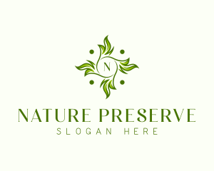 Natural Herbal Garden logo design