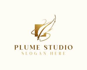 Luxury Quill Plume logo