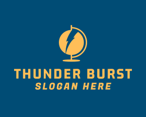 Thunder Bolt Atlas logo design