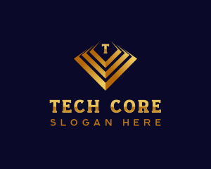 Pyramid Corporate Tech logo design