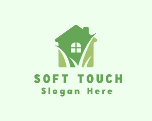 Apartment House Yard Grass Logo