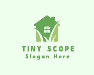 Apartment House Yard Grass logo design