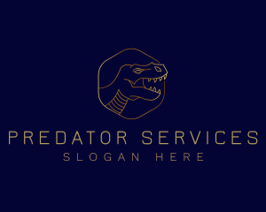 Dinosaur Raptor Predator logo