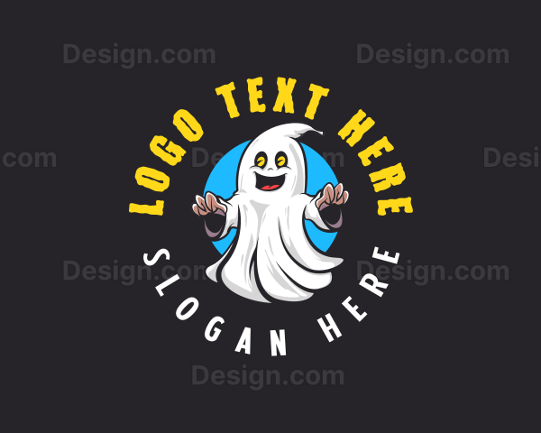 Spooky Ghost Spirit Logo