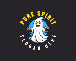 Spooky Ghost Spirit logo design