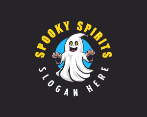 Spooky Ghost Spirit logo design