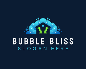 Sanitary Bubble Cleaner logo design