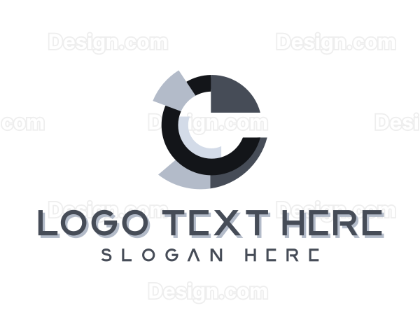 Digital Software Letter C Logo