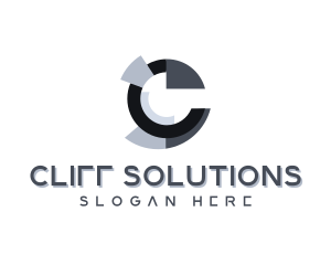 Digital Software Letter C logo design