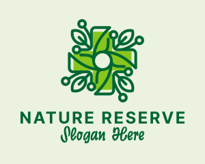 Nature Vine Cross  logo design