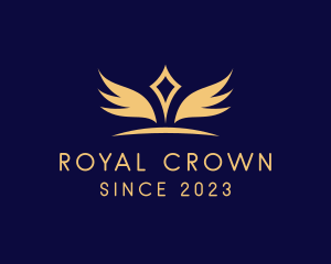 Wing Crown Royalty logo design