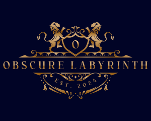 Lion Royalty Wealth logo design