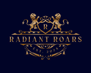 Lion Royalty Wealth logo design