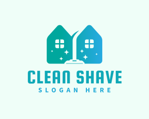 House Vacuum Clean Housekeeper logo design