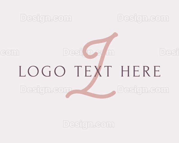 Feminine Elegant Brand Logo