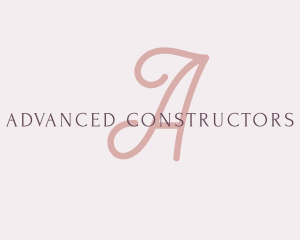 Feminine Elegant Brand logo design