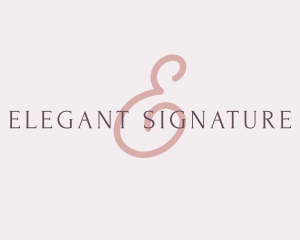 Feminine Elegant Brand logo design