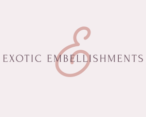 Feminine Elegant Brand logo design