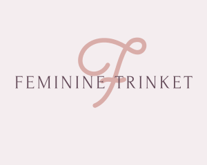 Feminine Elegant Brand logo design