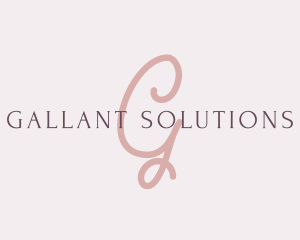 Feminine Elegant Brand logo design