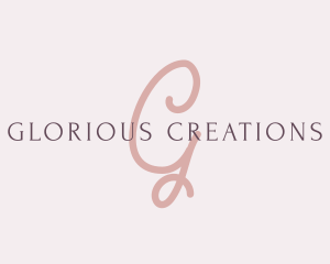 Feminine Elegant Brand logo design