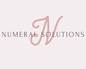 Feminine Elegant Brand logo design