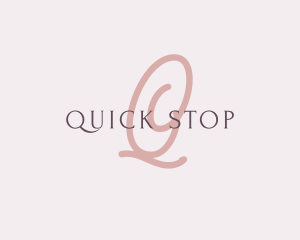 Feminine Elegant Brand logo design