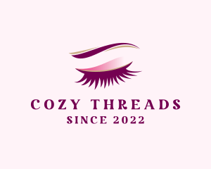 Eyelash Beauty Cosmetics logo design