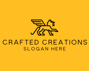 Mythical Luxury Griffin logo design