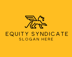 Mythical Luxury Griffin logo design