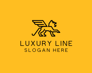 Mythical Luxury Griffin logo design