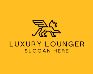 Mythical Luxury Griffin logo design