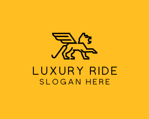 Mythical Luxury Griffin logo design