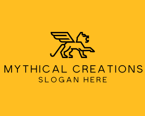 Mythical Luxury Griffin logo design