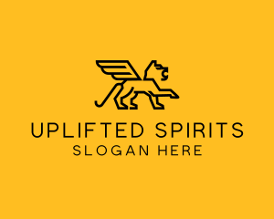 Mythical Luxury Griffin logo design