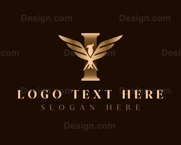 Luxury Eagle Letter I Logo